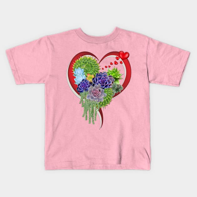 Succulent lovers Kids T-Shirt by Just Kidding by Nadine May